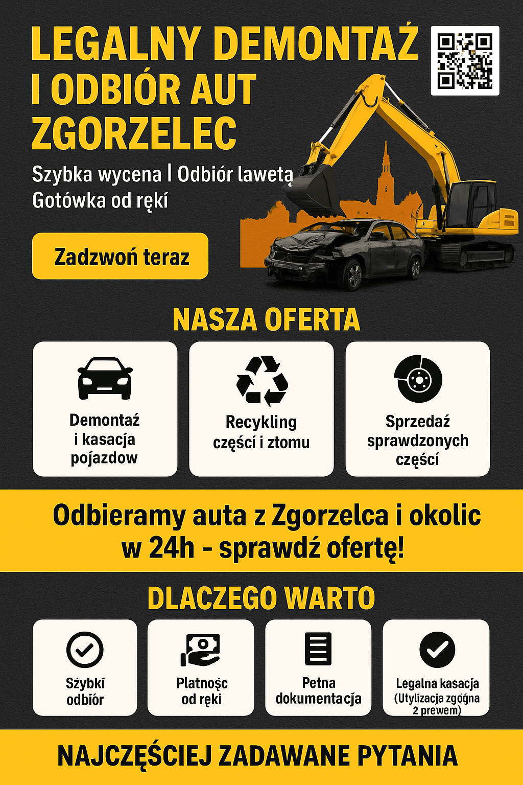 Auto kasacja Zgorzelec Legalny Demontaz Aut W Zgorzelcu 1