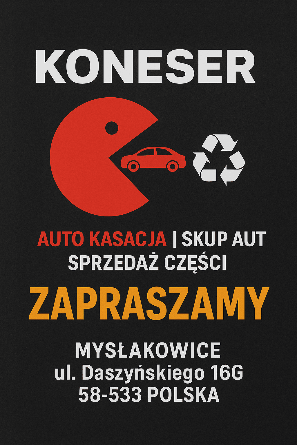 Auto skup Zgorzelec Legalne części samochodowe Skup aut Zgorzelec – legalna kasacja i sprzedaż części | PHU U Konesera